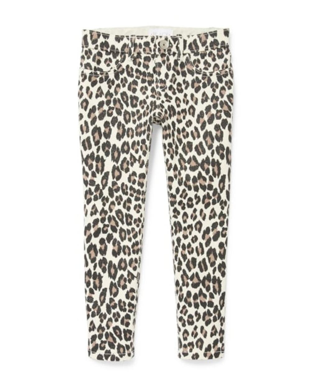 Children’s Place Girls Jeggings Pants Animal Cheetah Print Skinny Leg Sz 10